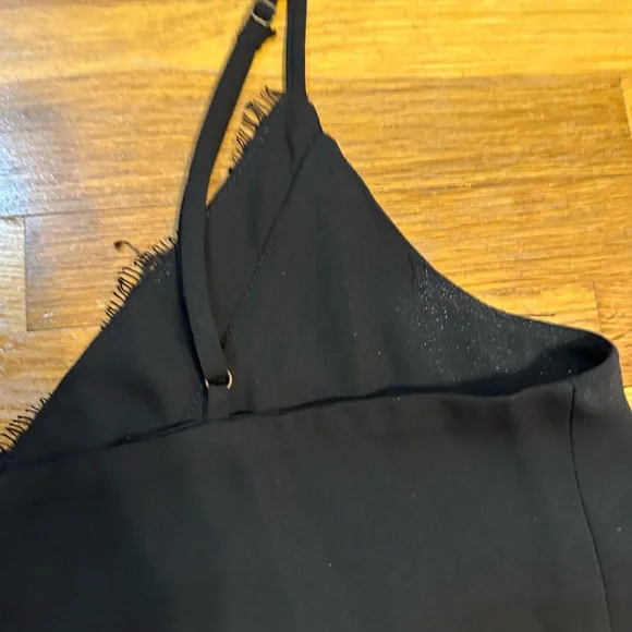 *last chance* Socialite | Women’s black tank top with lace v-neck - Picture 10 of 16